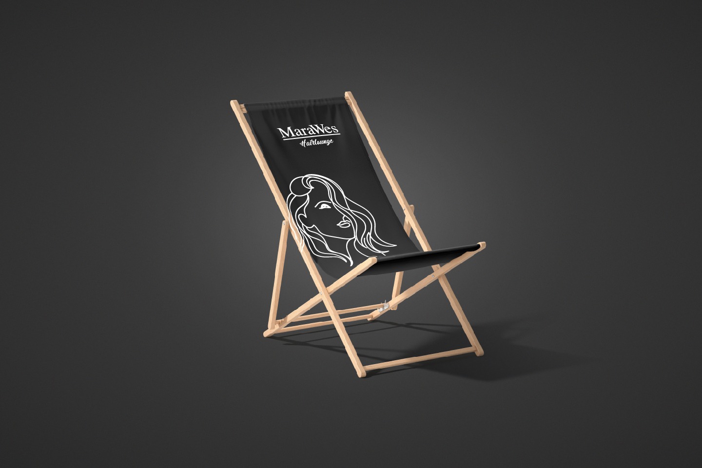 Brand Design Sabrina Sturm MaraWes Hairlounge Liegestuhl