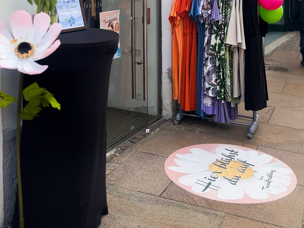 Stadtgemeinde Tulln - Tullner Trendfrühling Bodenaufkleber